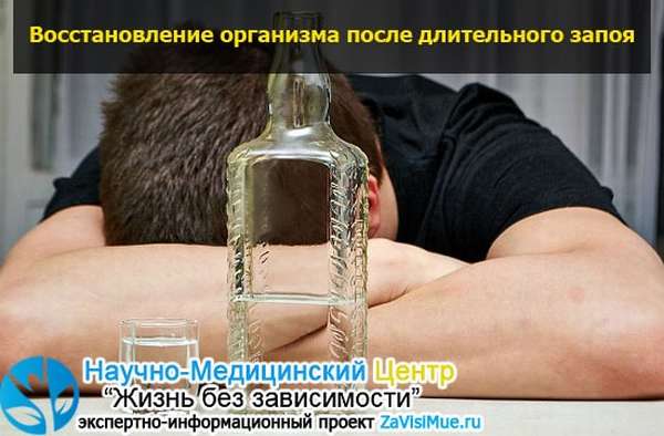 Восстановление организма после употребления алкоголя
