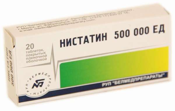 Препарат Нистатин: упаковка
