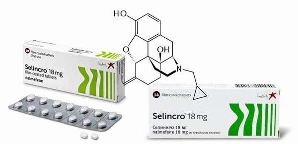 Препарат Селинкро и формула налмефена